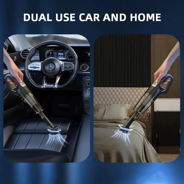 Wireless Car Vacuum Cleaner – Portable 2-in-1 Dust Buster | Velvet Wheels