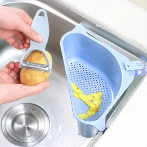Sink Drainer Shelf – Corner Kitchen Organizer | Organivo