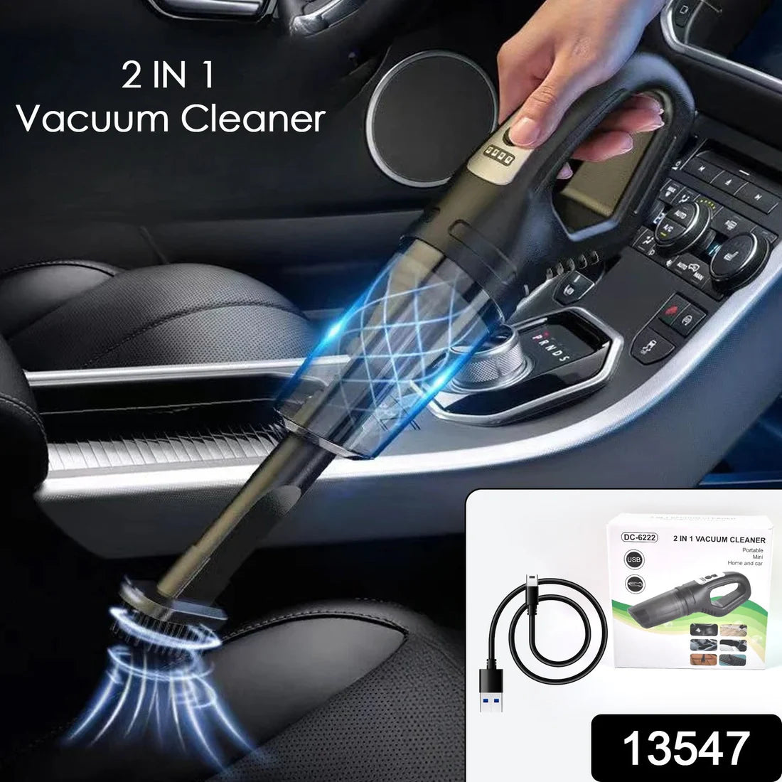Wireless Car Vacuum Cleaner – Portable 2-in-1 Dust Buster | Velvet Wheels